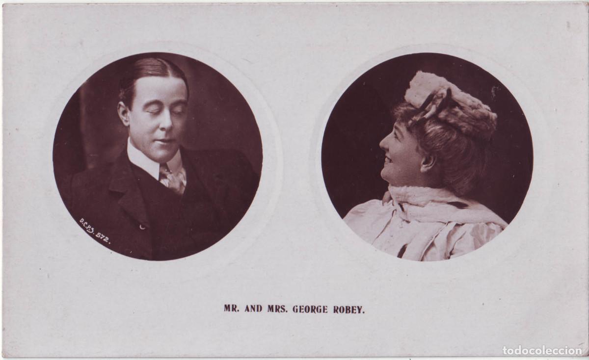 Postales: Actor ROBEY, George_Rotary; 572. And Mrs. George Robey