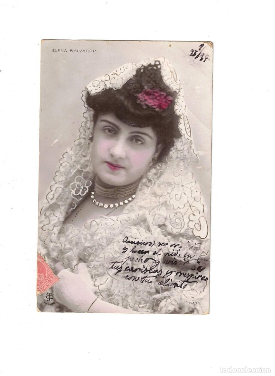 Postales: CUPLETISTA. ELENA SALVADOR