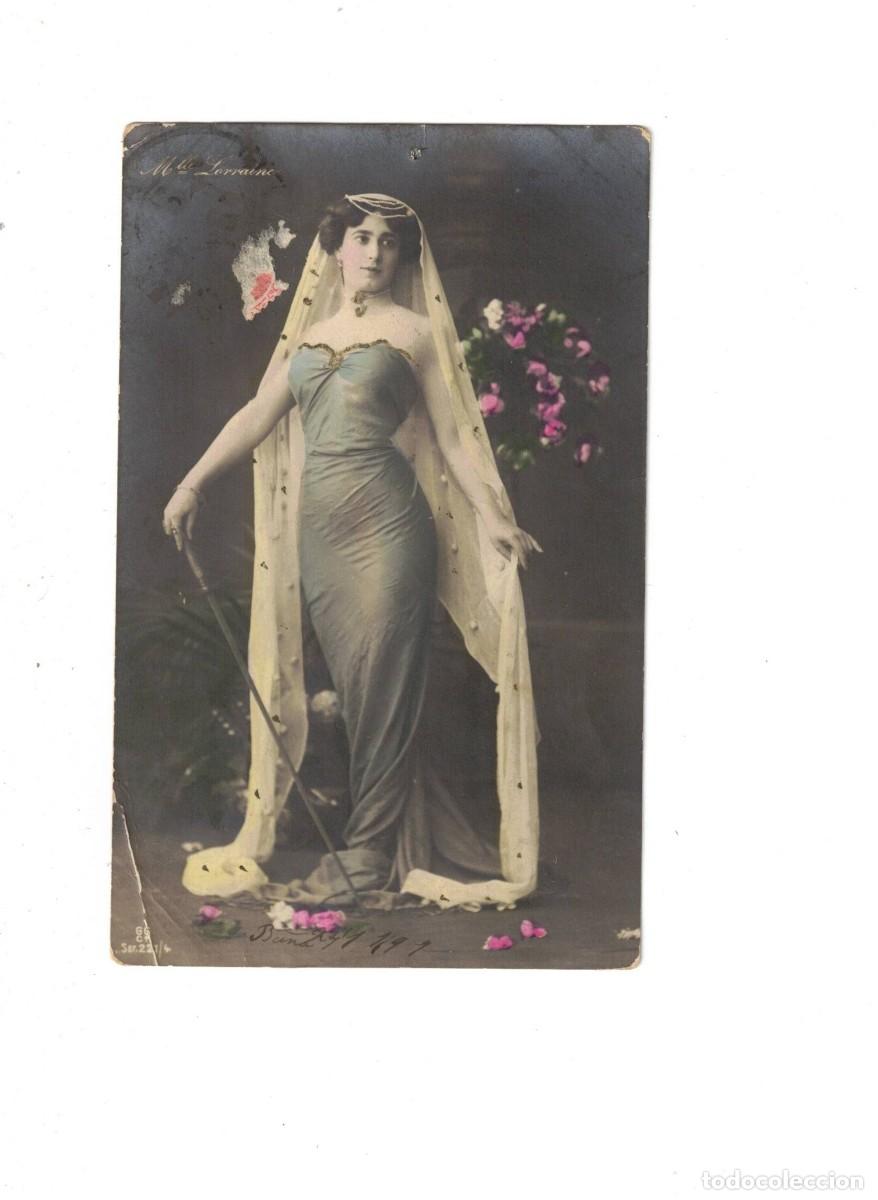 Postales: POSTAL ER&Oacute;TICA. MADEMOISELLE LORRAINE