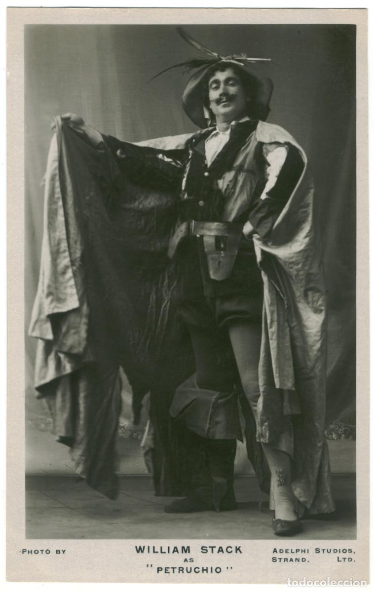 Postales: Actor STACK, William_Adelphi Studios. As Petruchio