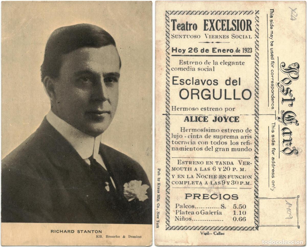 Postales: Actor STANTON, Richard_Kraus B Broncho & Domino