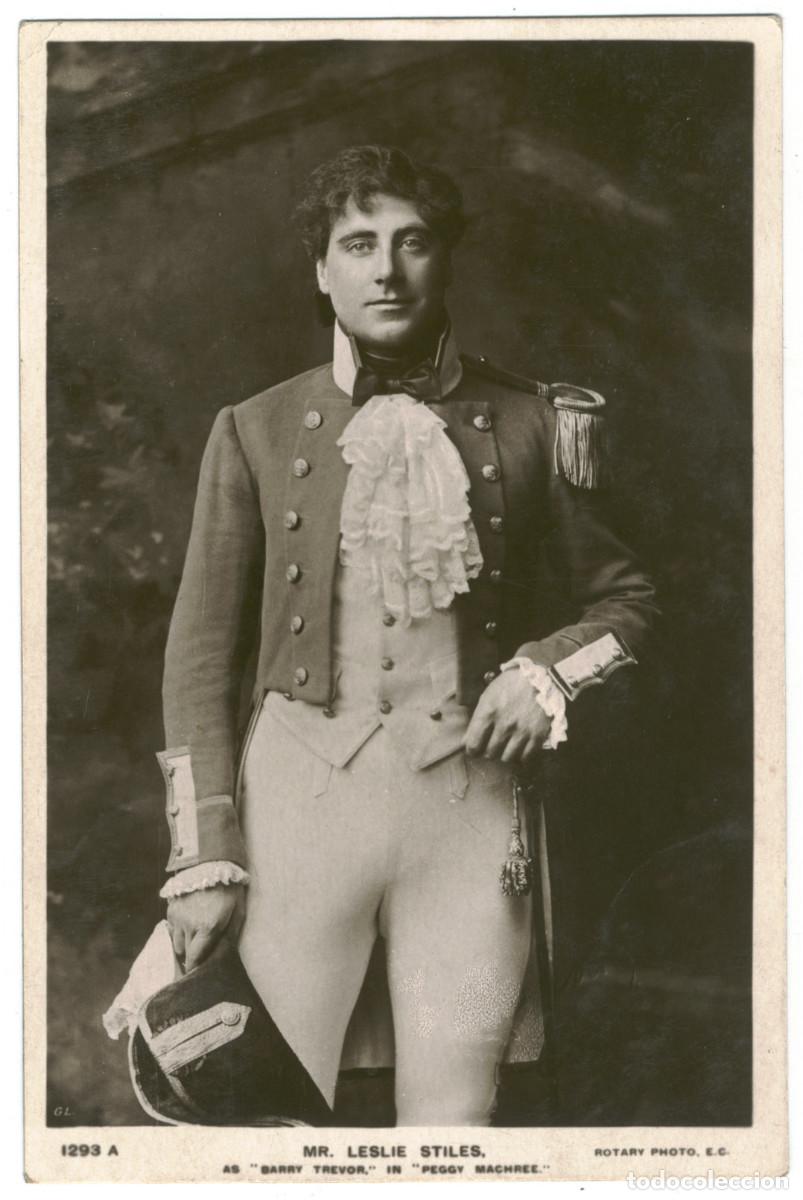 Postales: Actor STILES, Leslie_Rotary. 1293 A. As Barry Trevor in Peggy Machree. Photo GL