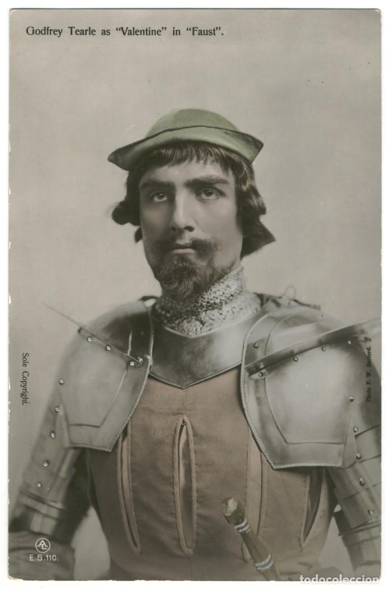 Postales: Actor TEARLE, Godfrey_Aristophot. E B 110. As Valentine in Faust. Photo Sole