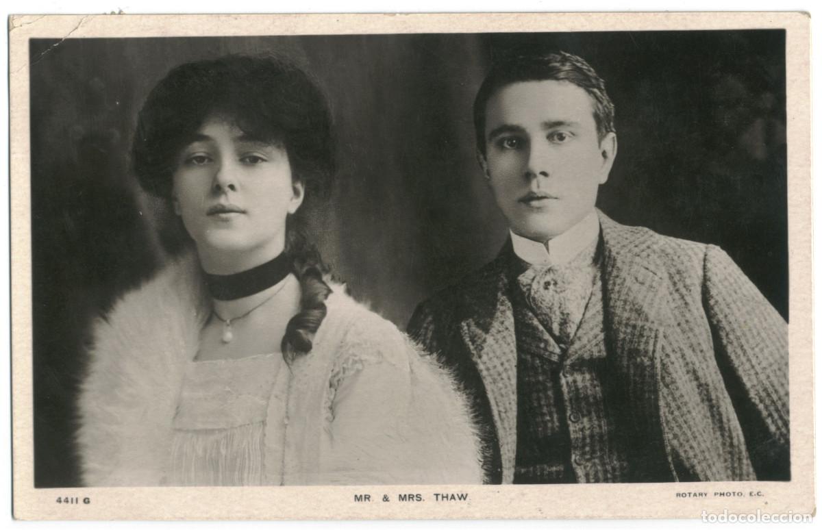 Postales: Actor THAW, Harry K. & Evelyn NESBIT_Rotary. 4411 G