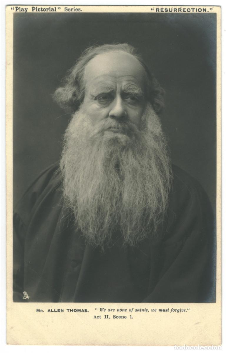 Postales: Actor THOMAS, Allen_Raphael Tuck Real Photograph (Play Pictorial). In Resurrection