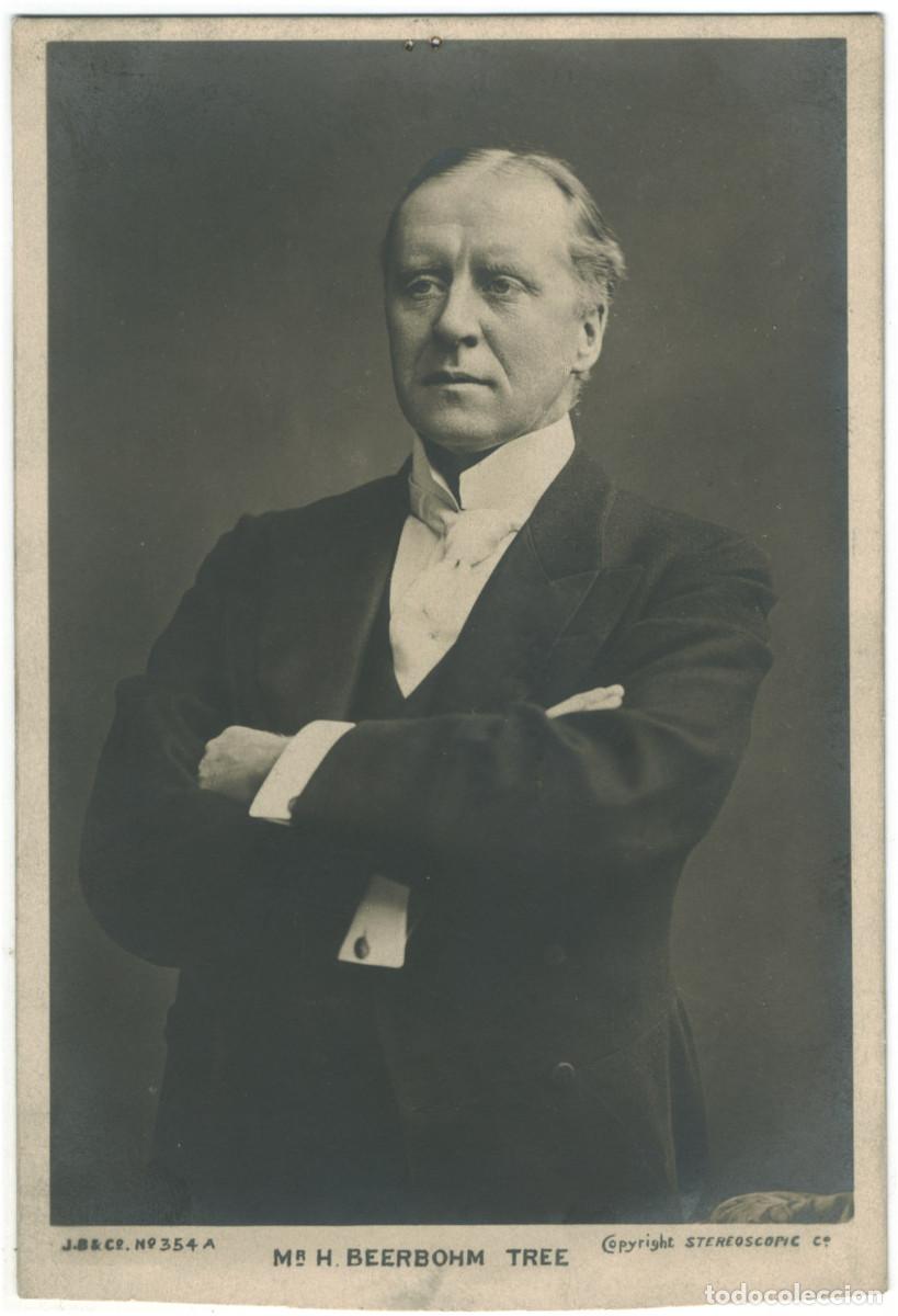 Postales: 5 Postales Actor TREE, Herbert Beerbohm_Beagles 354 A, B, K, L, O