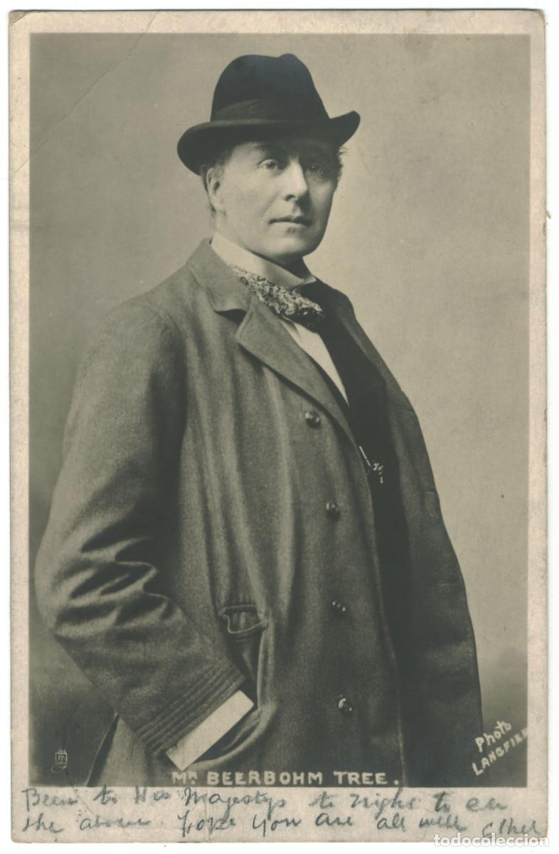 Postales: Actor TREE, Herbert Beerbohm_Raphael Tuck (Stage Favourites; 5002). Photo Langfier