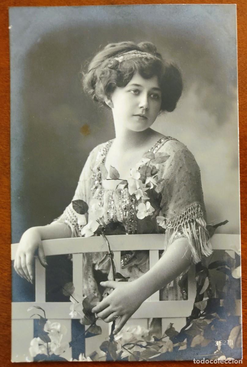 Postales: POSTAL CHICA JOVEN MUY ANTIGUA - 3527/1