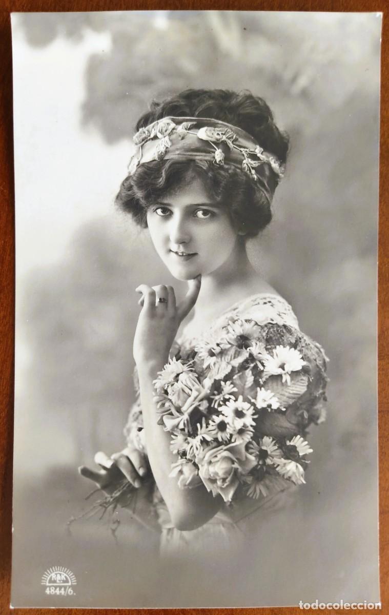 Postales: POSTAL CHICA JOVEN MUY ANTIGUA - R&K L. 4844/6