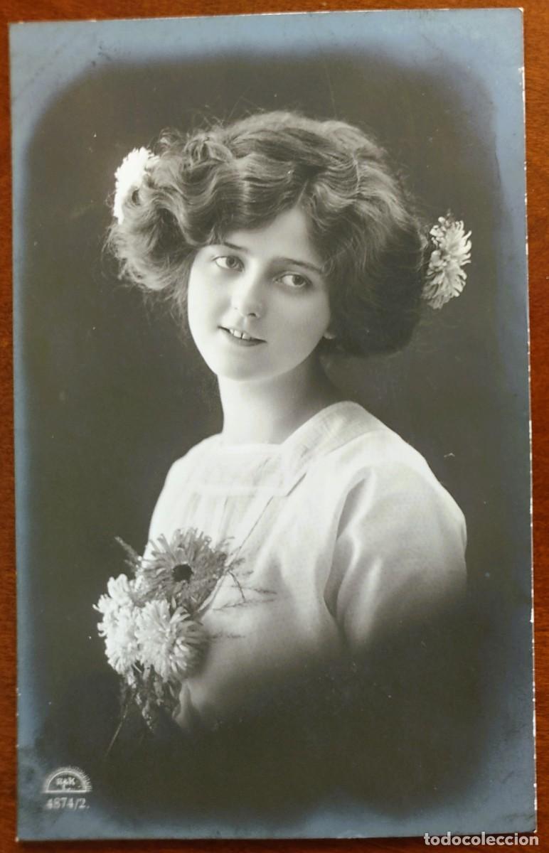 Postales: POSTAL CHICA JOVEN MUY ANTIGUA FECHADA 1912 - R&K L. 4874/2