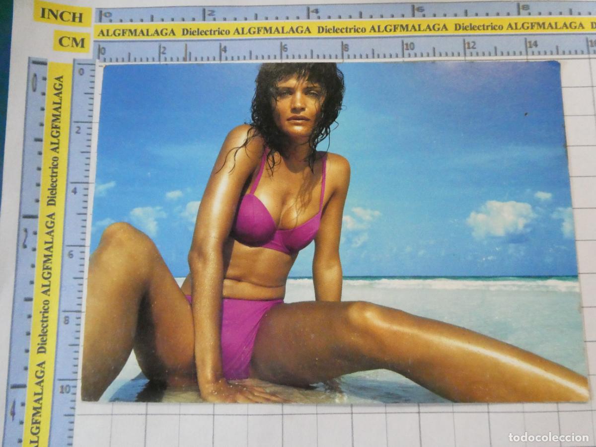 Postales: POSTAL MUJERES DESNUDOS SEXY ER&Oacute;TICA. MUJER BIKINI PLAYA H&M. 1588