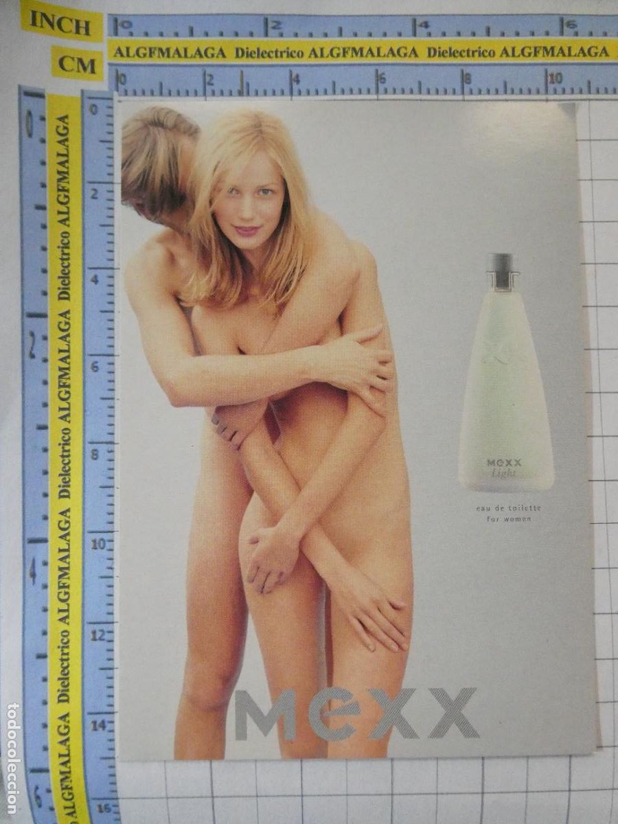 Postales: POSTAL MUJERES DESNUDOS SEXY ER&Oacute;TICA. MUJER DESNUDA PERFUME COLONIA MEXX. 1591