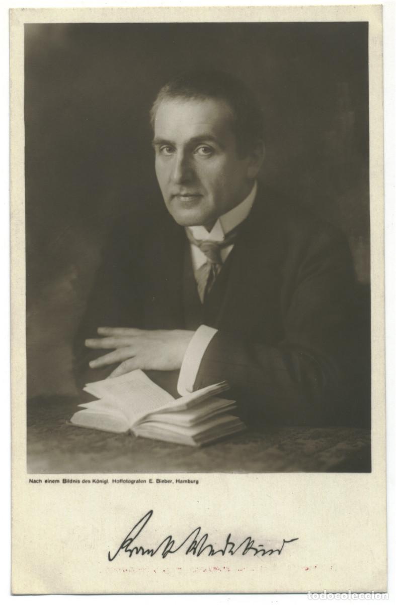 Postales: Frank Wedekind_M. L. Carstens; 2036. Photo E. Bieber (Hamburg)