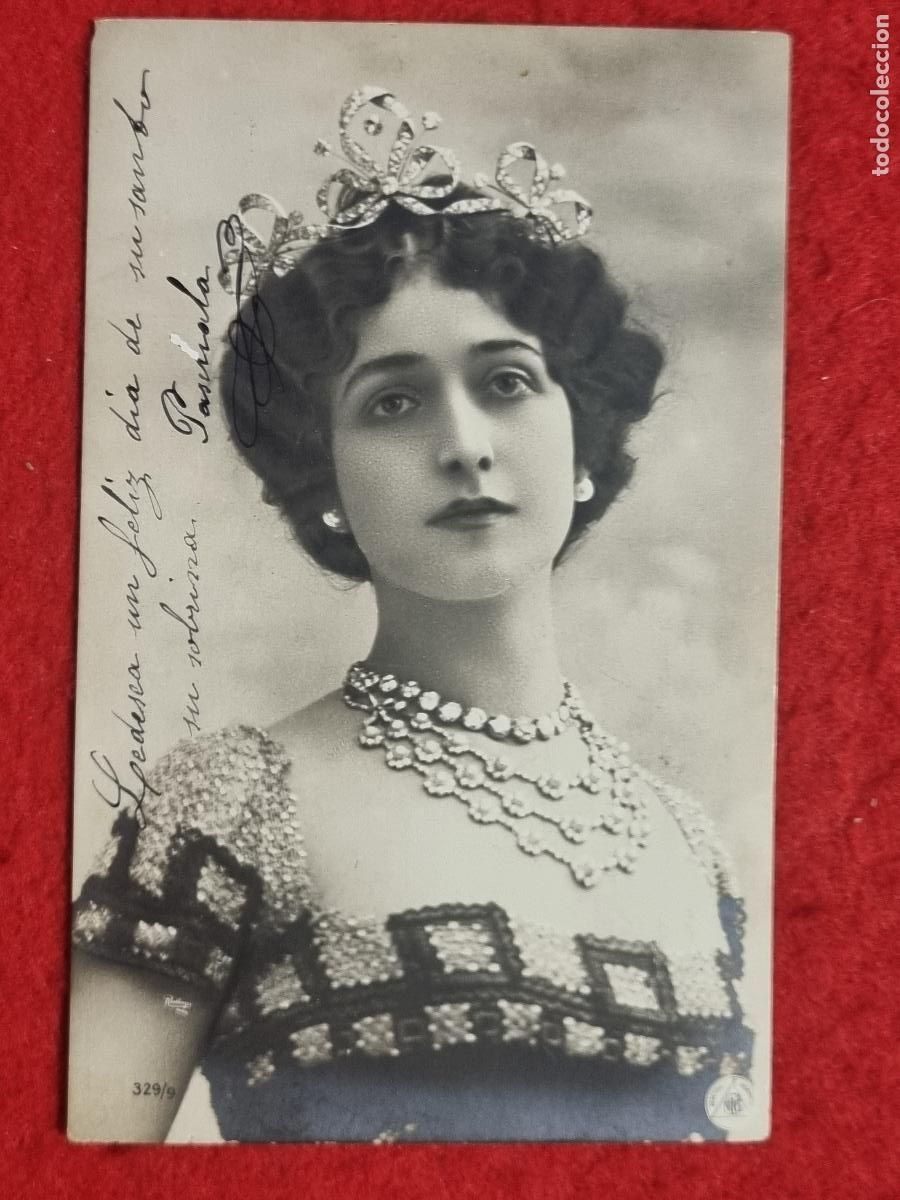 Postales: POSTAL ACTRIZ TEATRO CUPLETISTA SOPRANO LINA CAVALIERI ITALIA ANTIGUA ORIGINAL P2508