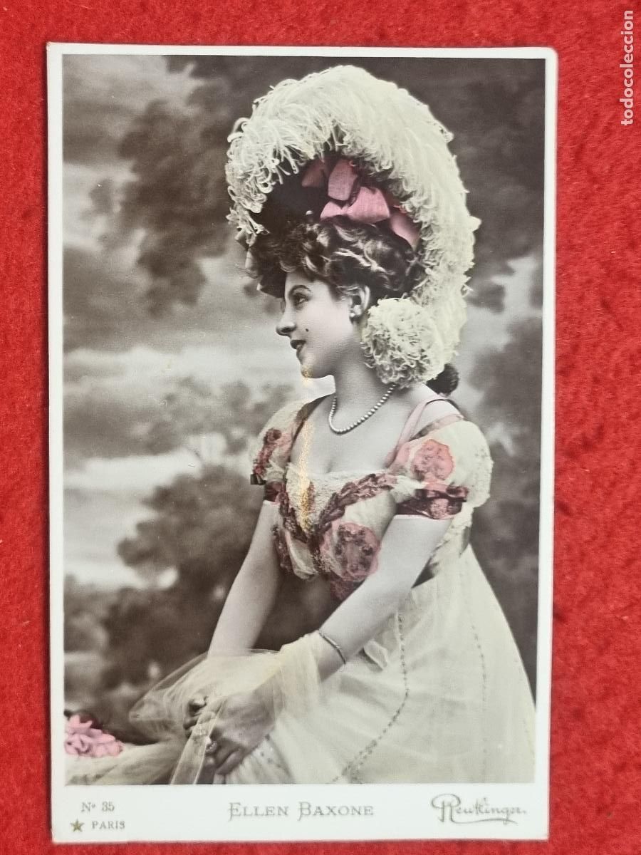 Postales: POSTAL ACTRIZ TEATRO CUPLETISTA ELLEN BAXONE ANTIGUA ORIGINAL P2513