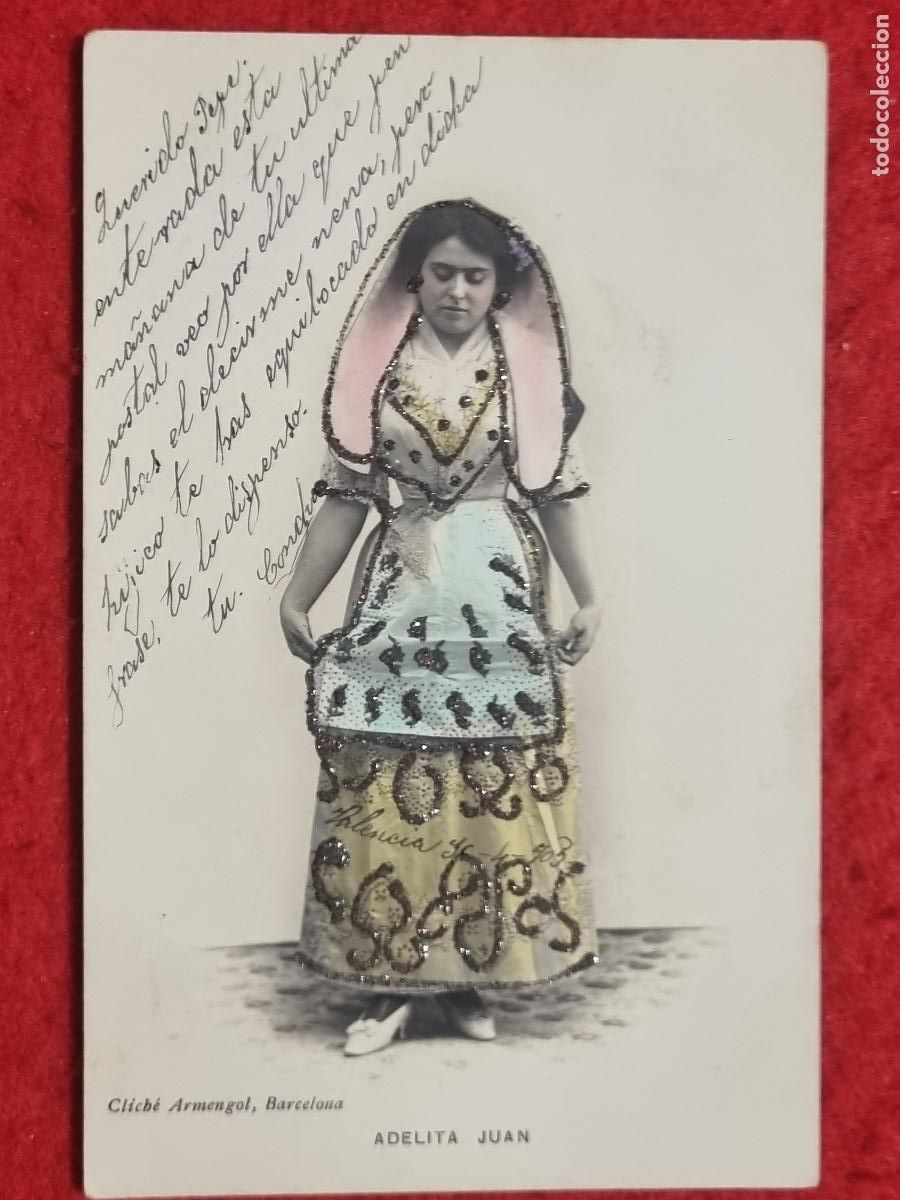 Postales: POSTAL ACTRIZ TEATRO CUPLETISTA ADELITA JUAN ANTIGUA ORIGINAL P2514