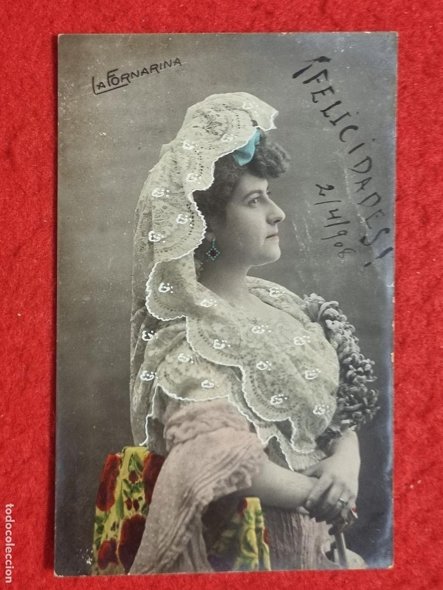 Postales: POSTAL ACTRIZ TEATRO CUPLETISTA LA FORNARINA ANTIGUA ORIGINAL P2517