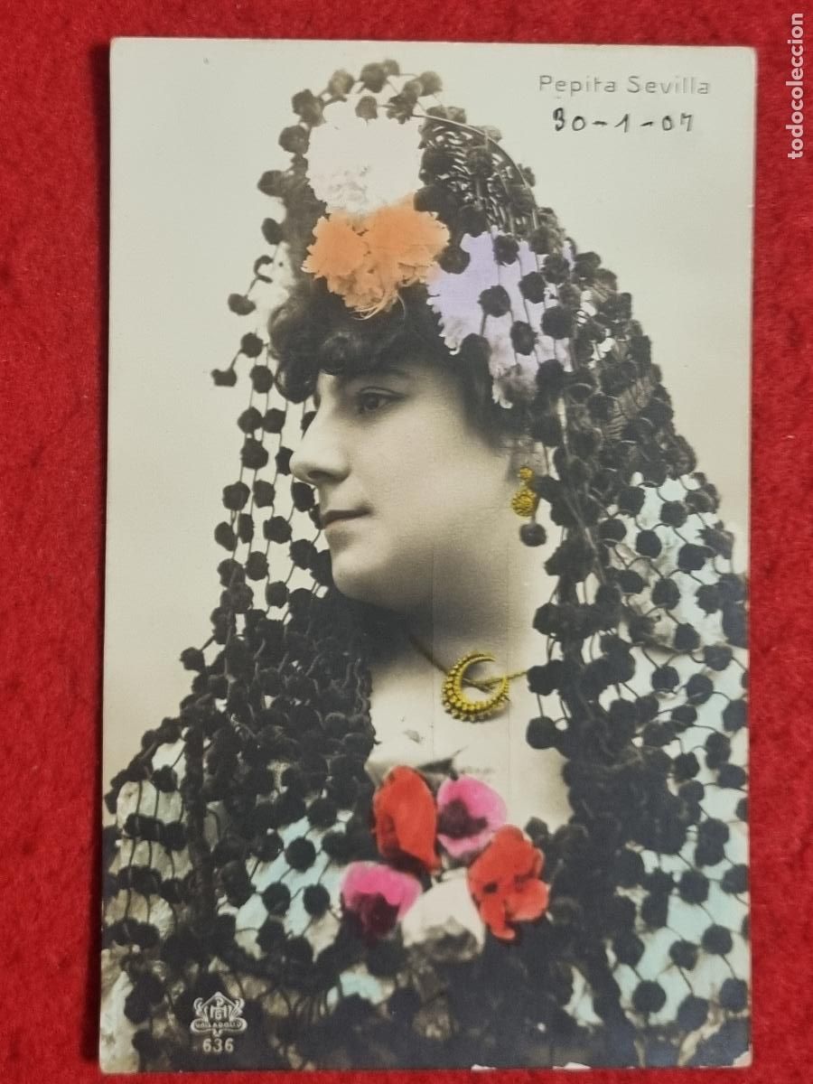 Postales: POSTAL ACTRIZ TEATRO CUPLETISTA PEPITA SEVILLA ANTIGUA ORIGINAL P2518