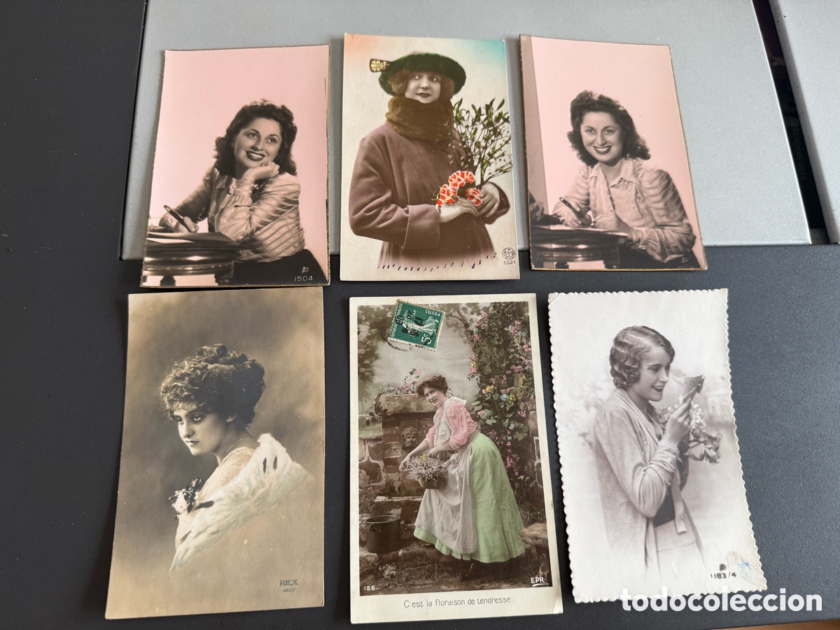 Postales: 6x Postales Rom&aacute;nticas - Foto 1