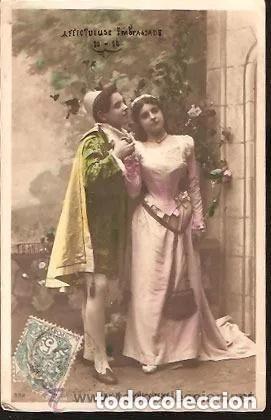 Postales: POSTAL principios siglo XX - pareja florentina - circulada