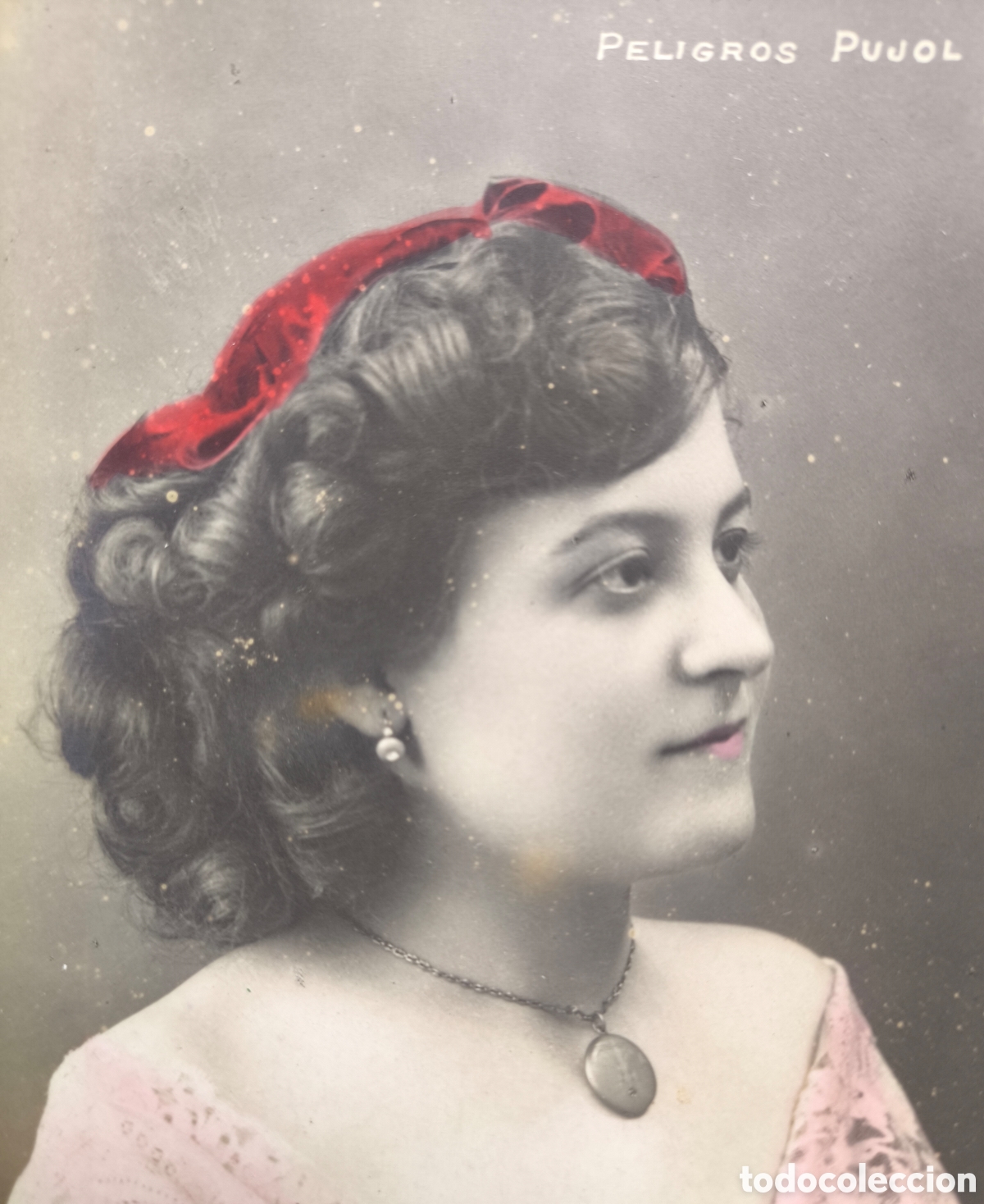 Postales: CUPL&Eacute; ARTISTA PELIGROS PUJOL POSTAL ILUMINADA C. 1915