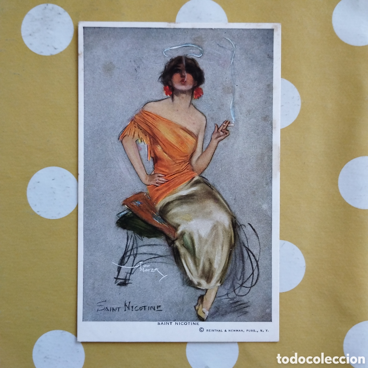 Postales: SAINT NICOTINE LOUIS MAYER TARJETA POSTAL POSTCARD REINTHAL & NEWMAN