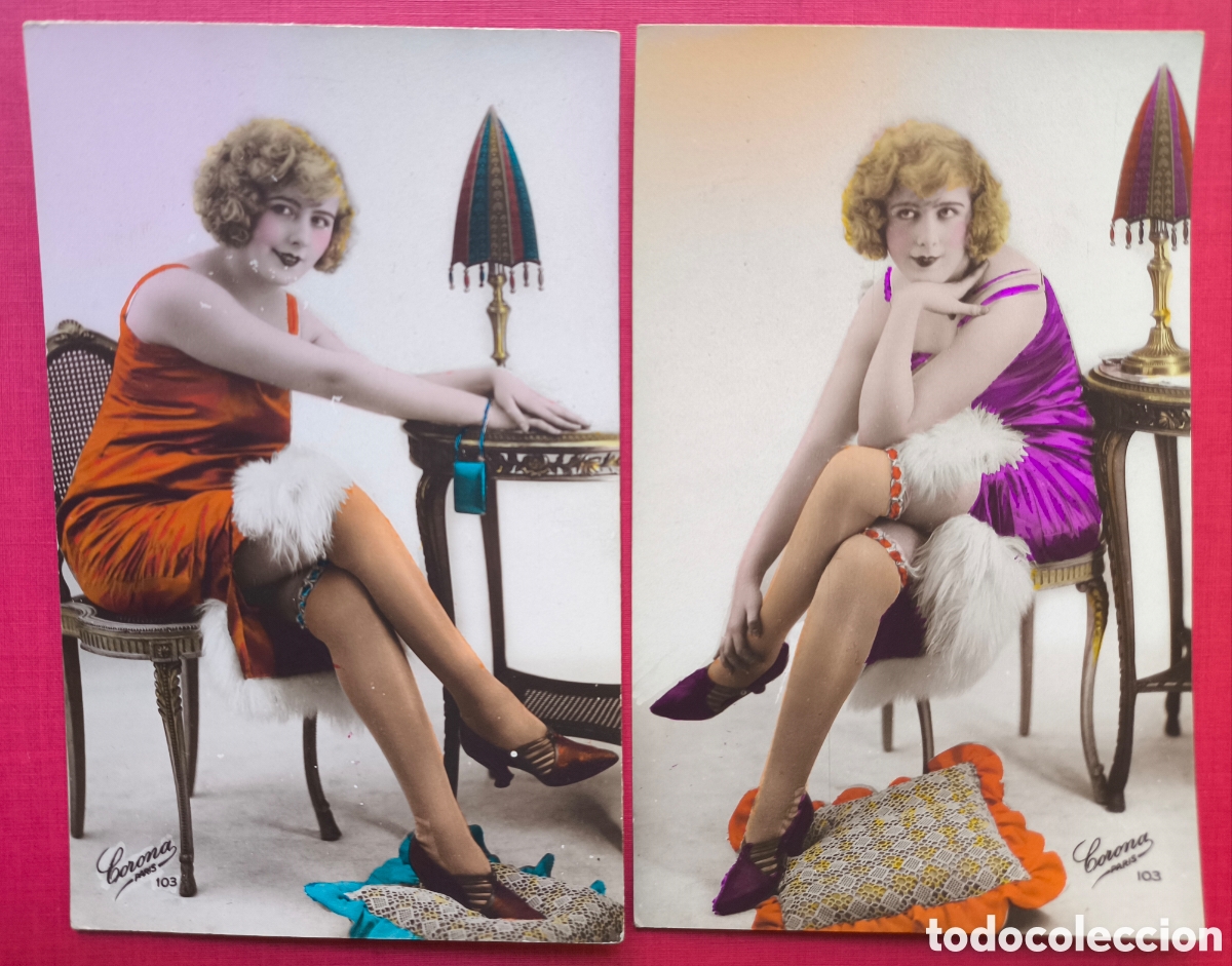 Postales: CPA CARTE POSTALE EROTIQUE BOUDOIR RISQUE POSTAL ER&Oacute;TICA FRANCE C. 1915