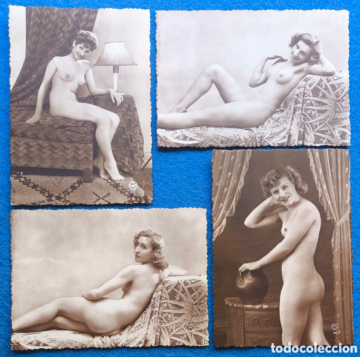 Postales: CPA CARTE POSTALE EROTIQUE NUS BOUDOIR RISQUE EROTIC POSTCARD POSTAL ER&Oacute;TICA PARIS C. 1915