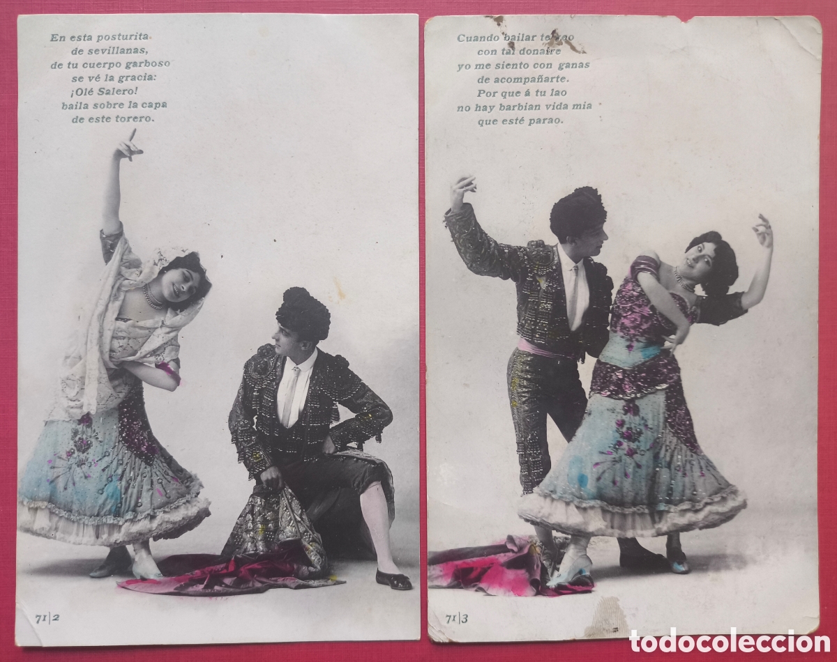 Postales: CUPL&Eacute; D&Uacute;O ARTISTAS VARIEDADES SALVITA Y CARDOSO POSTAL FOTOGR&Aacute;FICA ILUMINADA C. 1910