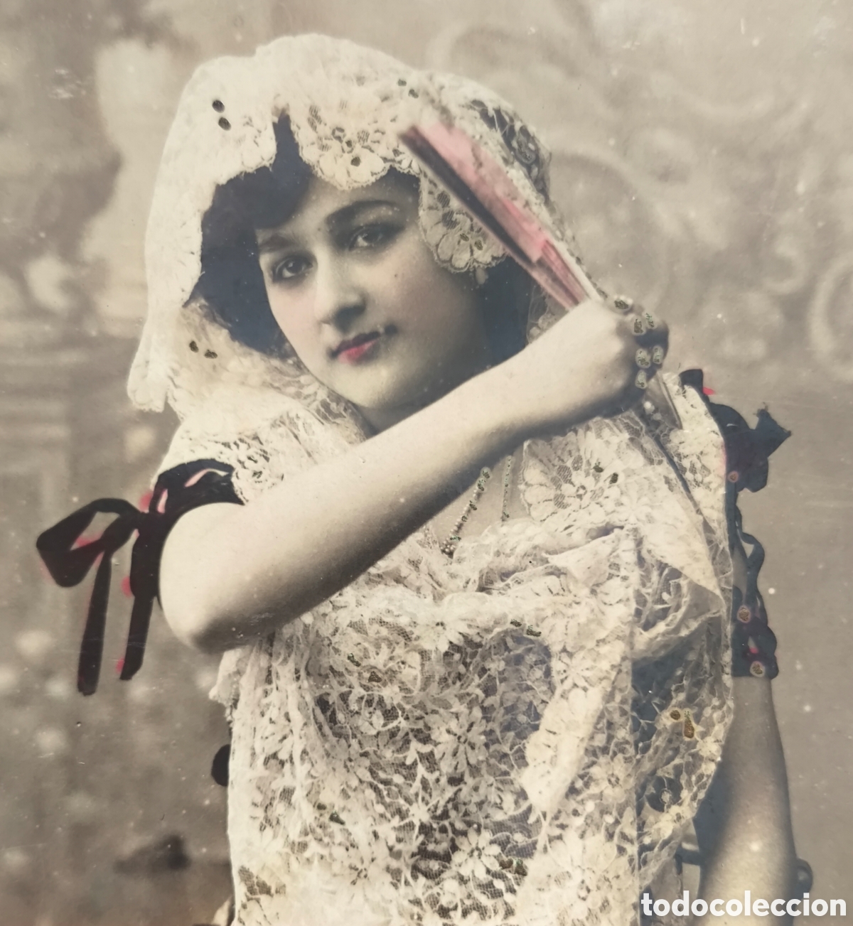 Postales: CUPL&Eacute; ARTISTA LA GIRALDA POSTAL FOTOGR&Aacute;FICA ILUMINADA ED. LUIS BARTRINA C. 1905