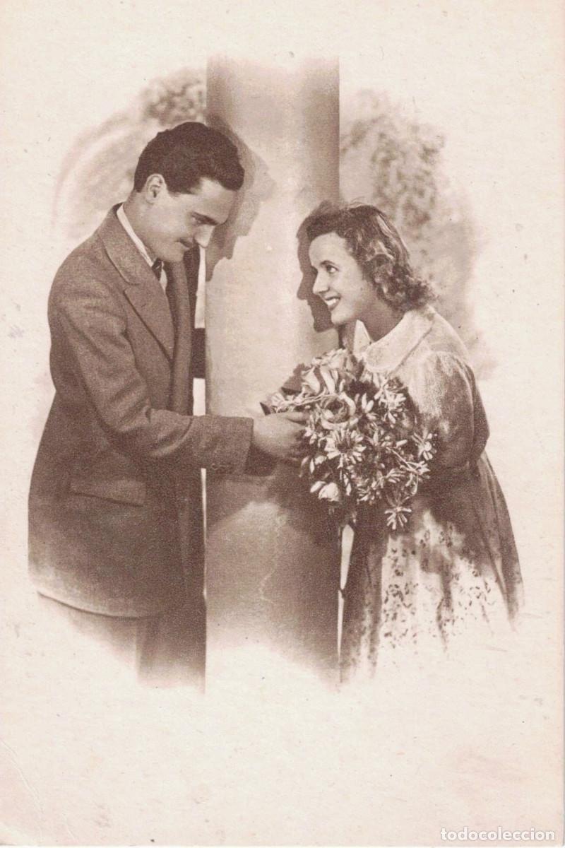 Postales: TARJETA POSTAL - ENAMORADOS - MOD. 20-3 - SIN CIRCULAR