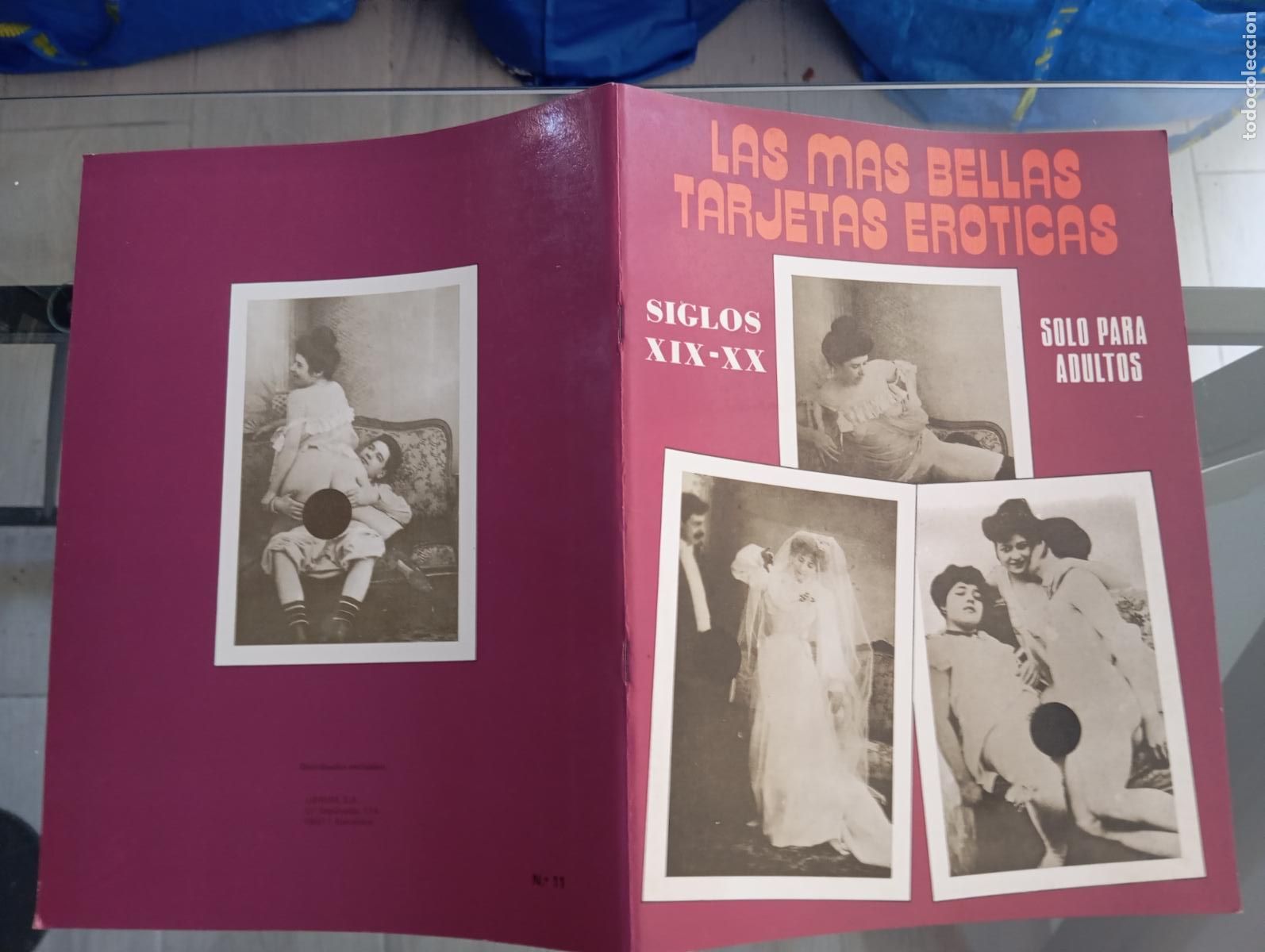 Postales: Las m&aacute;s bellas tarjetas postales n&ordm; 11, siglos XIX XX eroticas completo y nuevo