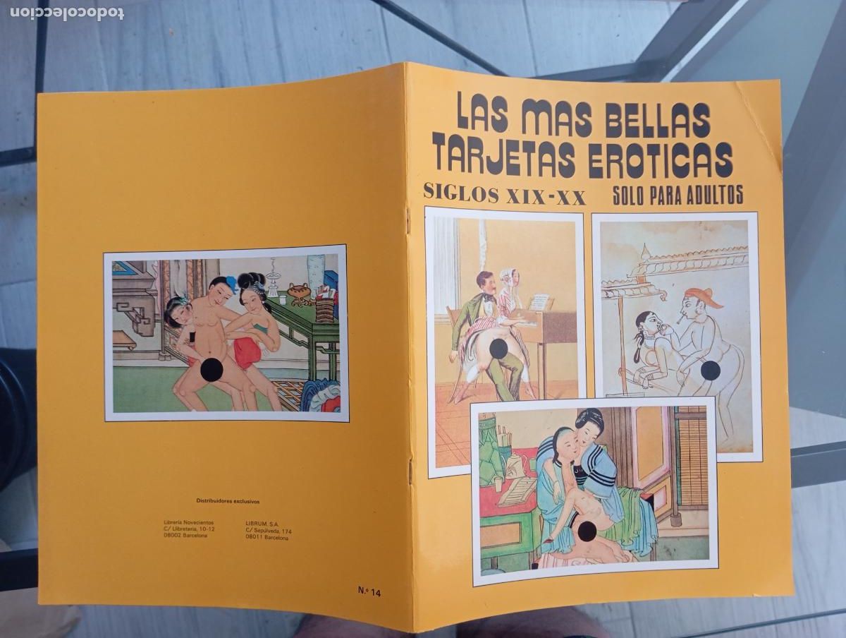 Postales: Las m&aacute;s bellas tarjetas postales n&ordm; 14, siglos XIX XX eroticas completo