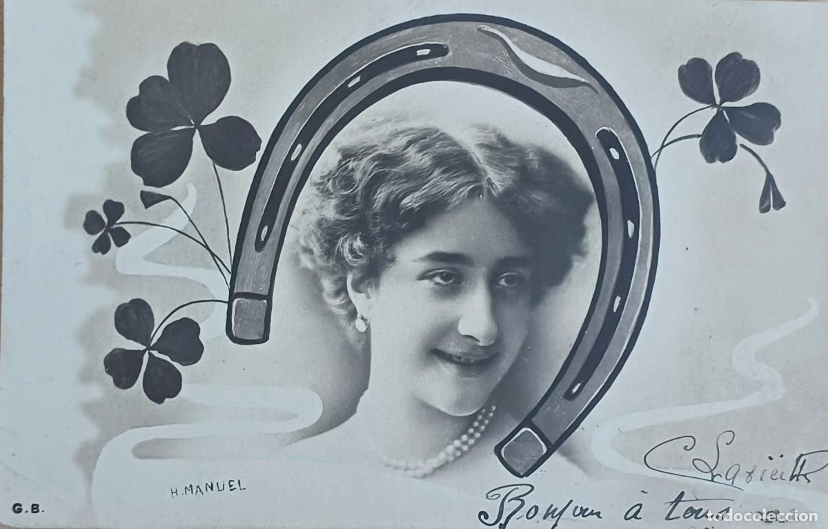 Postales: BELLA LEONOR. Rara postal francesa.