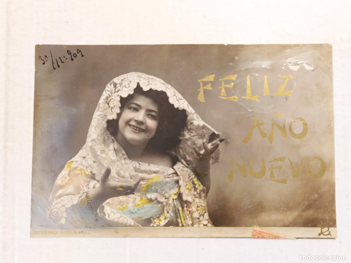Postales: FELIZ A&Ntilde;O NUEVO - LB BARTRINA - INDUSTRIAL FOTOGRAFICA - POSTAL ANTIGUA - (116.242)