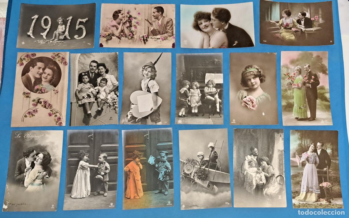 Postales: MANRESA ( Barcelona )LOTE DE 140 POSTALES ROM&Aacute;NTICAS CON M&Aacute;S DE 110 A&Ntilde;OS DE ANTIG&Uuml;EDAD