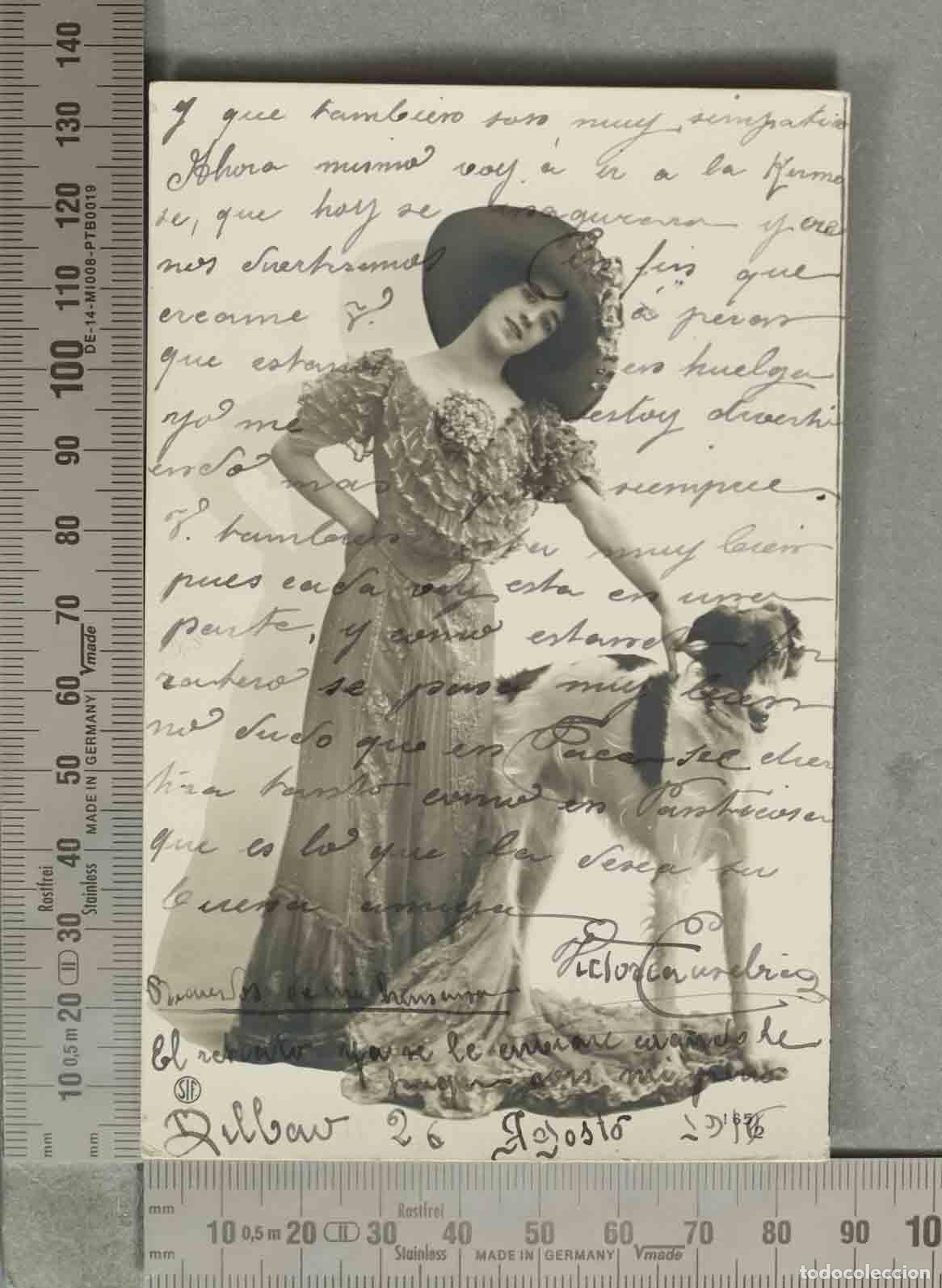 Postales: POSTAL. Bilbao - Kermese - Victoria Rodriguez