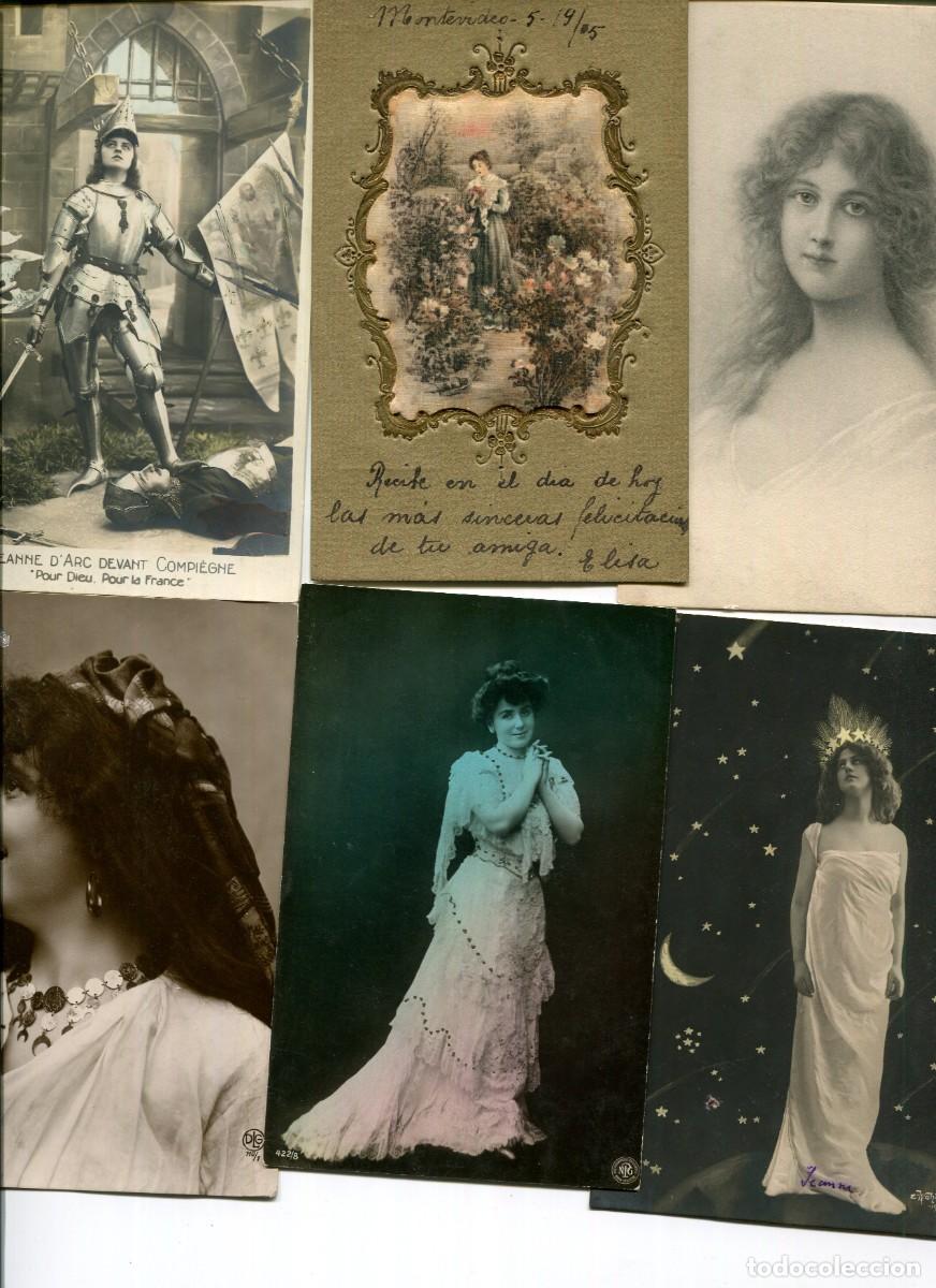Postkarten: LOTE 15 POSTALES- MUJERES JOVENES VARIADAS