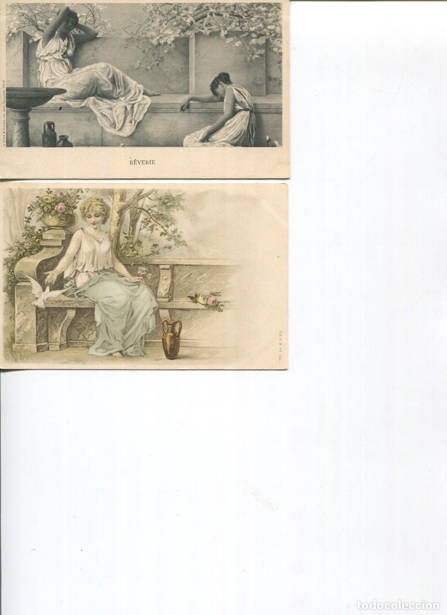 Postales: LOTE 2 POSTALES MUJERES MODERNISTAS