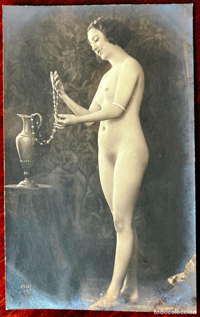 Postales: ANTIGUA POSTAL CON DESNUDO DE MUJER ARTISTICO, SIN CIRCULAR