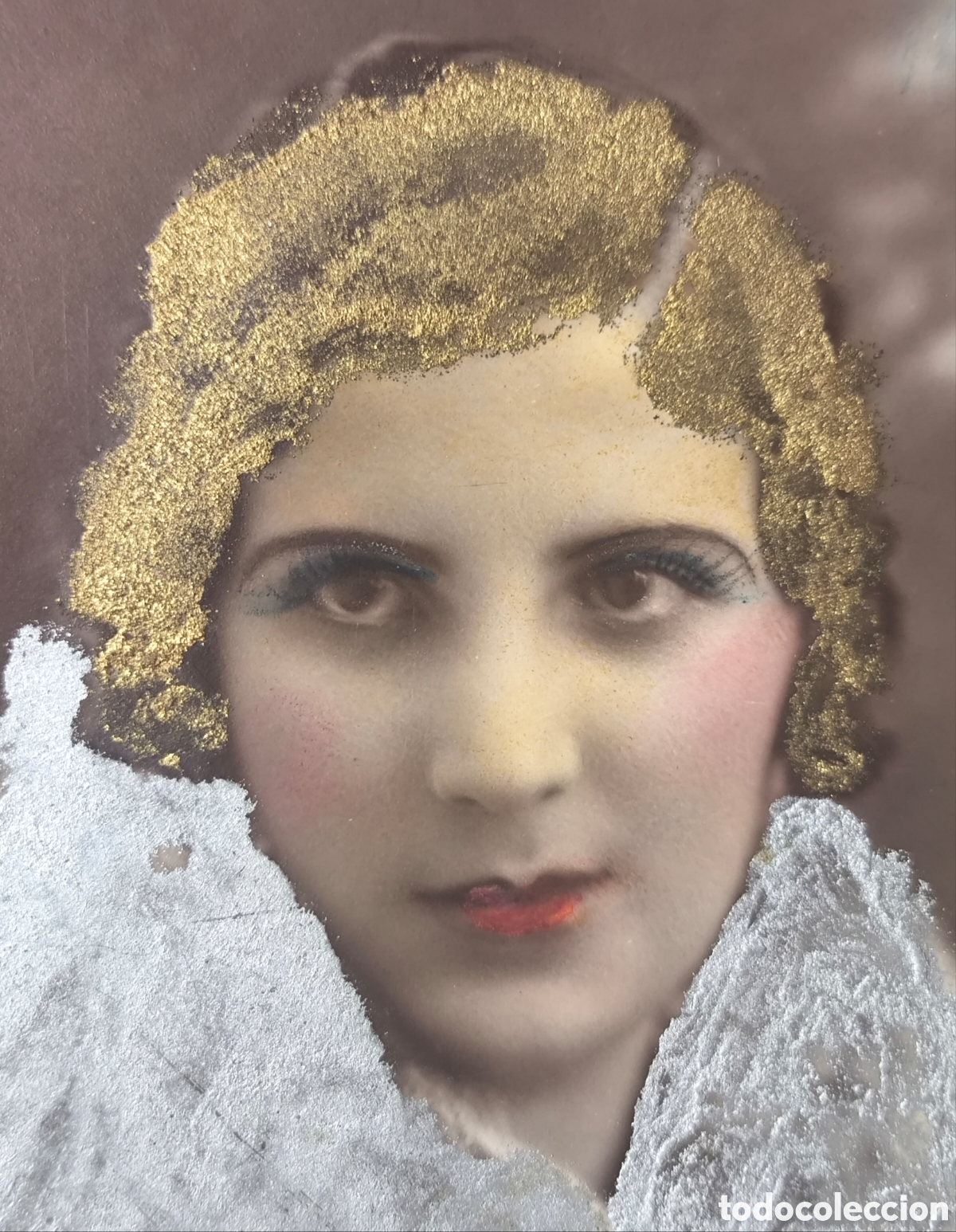 Postales: CONCHA GARC&Iacute;A RETRATO POSTAL FOTOGR&Aacute;FICA ILUMINADA LAS ARENAS VIZCAYA 1933