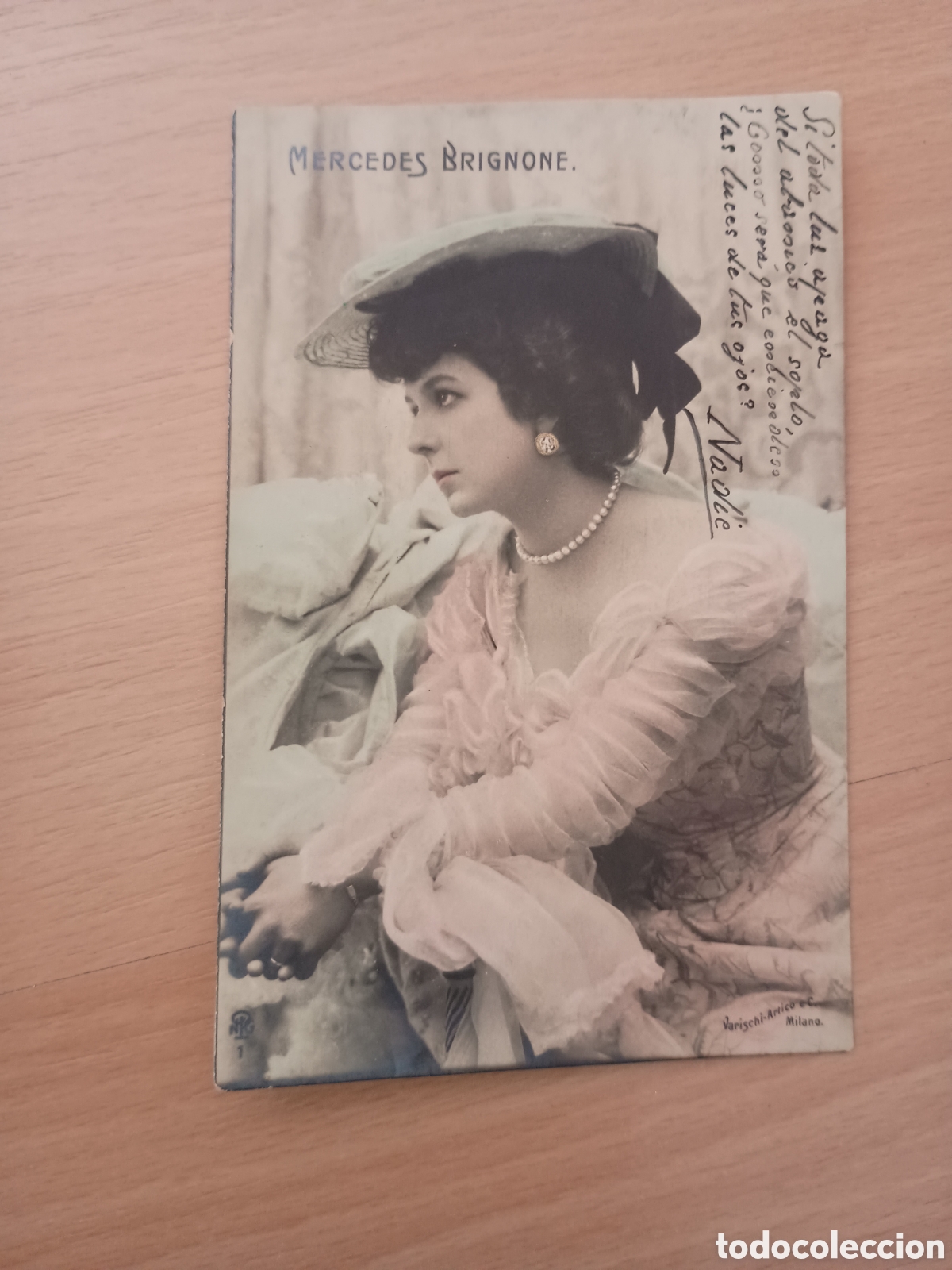 Postales: MERCEDES BRIGNONE - VARISCHI-ARTICO E C., MILANO