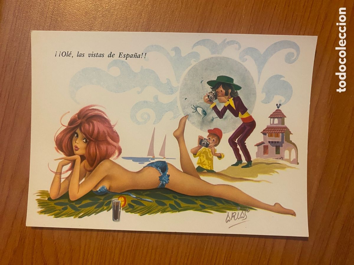 Postales: Postal ilustrada Arias - Pin-up en bikini - Serie 7380 Modelo 31C - Ediciones C.Y.Z. - Sin circular