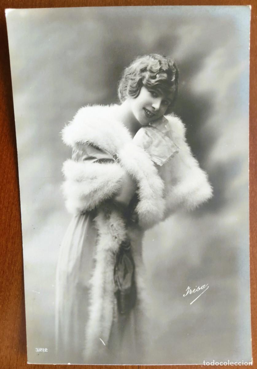 Postales: POSTAL DE UNA JOVEN - IRISA 3212 - CIRCULADA A MANRESA A&Ntilde;O 1916