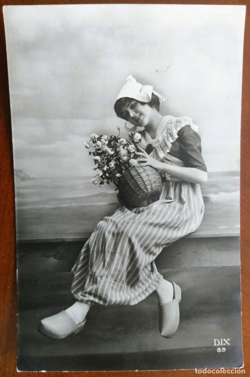 Postkarten: POSTAL DE UNA JOVEN HOLANDESA - DIX 89 - FECHADA 1917