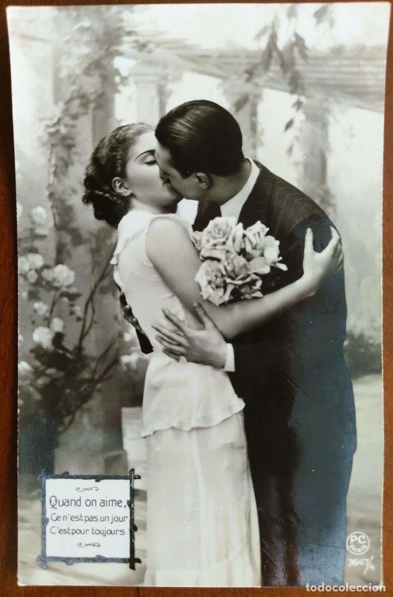 Postales: POSTAL DE UNA JOVEN PAREJA - P.C. PARIS 3647/4