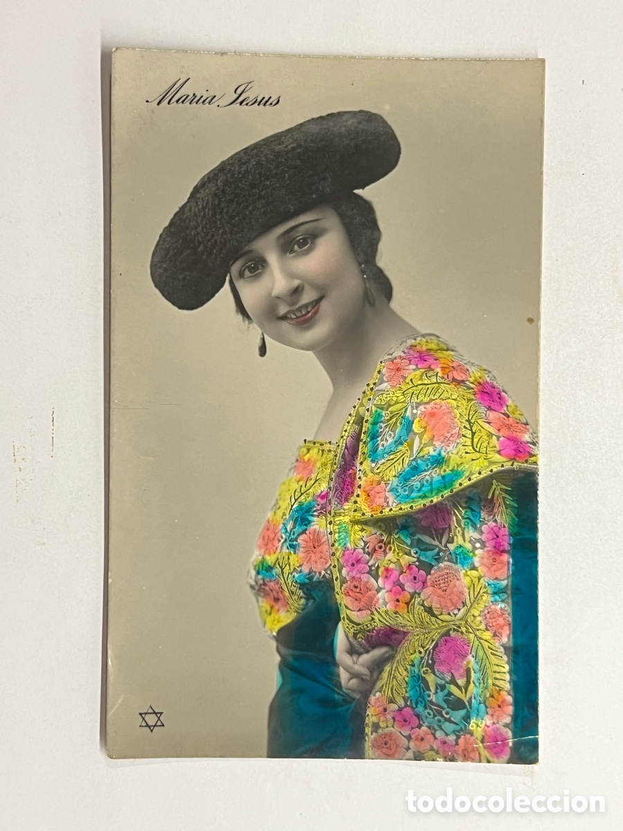 Postales: MAR&Iacute;A JESUS. Actriz y cupletista. Postal coloreada.. Madrid. Junio de 1930