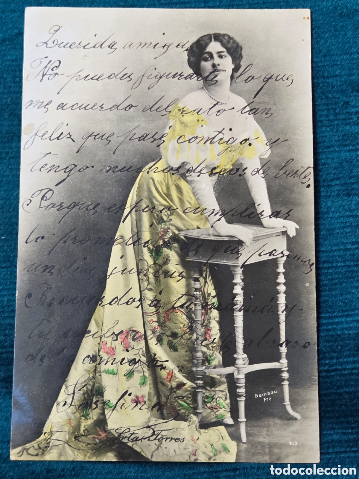 Postales: ANTIGUA POSTAL RETRATO DAMA. C. 1900 MP MADRID