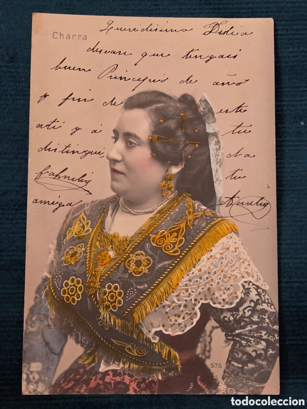 Postales: POSTAL MUJER CHARRA 1904