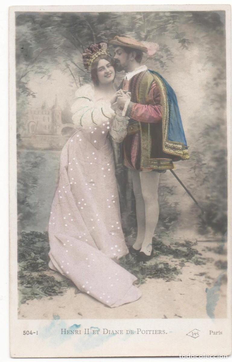 Postales: Postal francesa principios del XX- circulada-Rom&aacute;ntica-